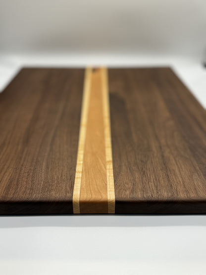 Walnut w/Cherry Stripe